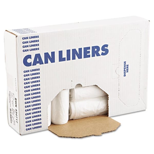 Her 45 x 29 in. Accufit High-Density Can Liners - 23 gal, 14 micron, Natural Z5845HNR01 - main
